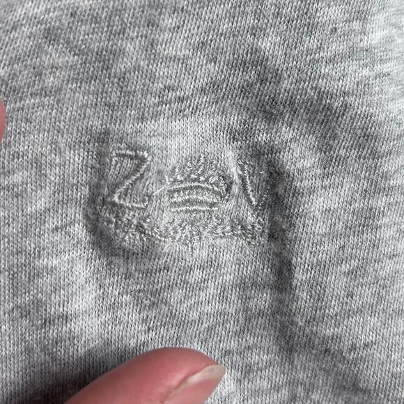 Zadig & Voltaire top Medium long sleeve t-shirt skull‎ studded henley gray - Picture 8 of 10